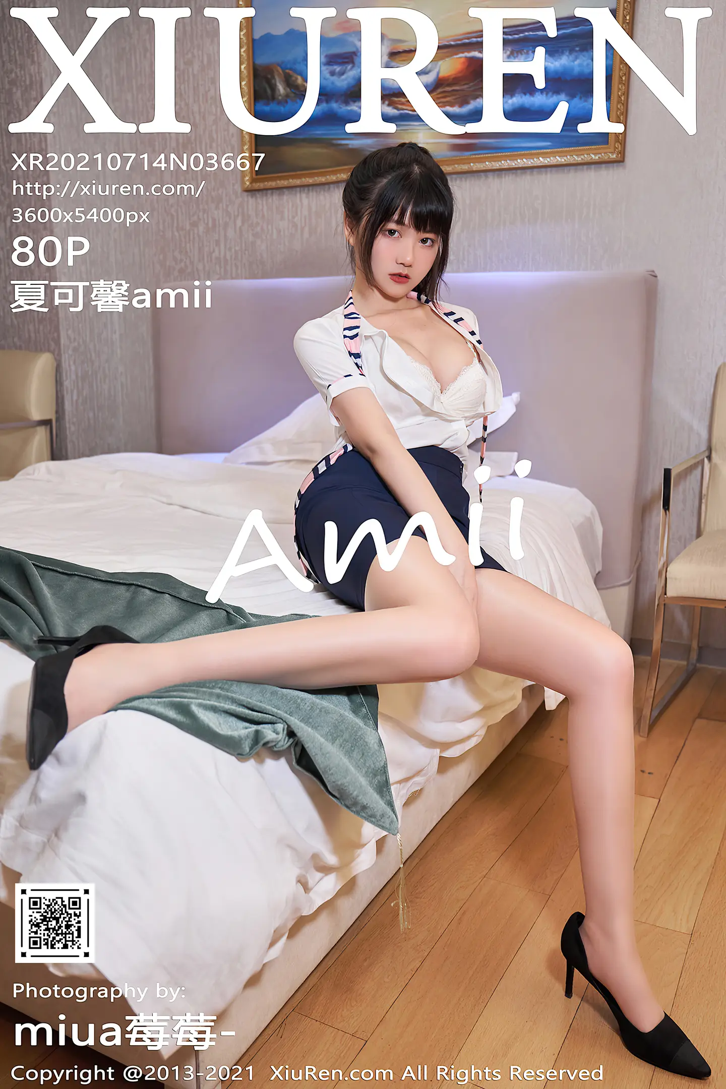 [XiuRen秀人网]No.3667_模特夏可馨amii职业OL制服半脱露性感内衣秀丰满身材诱惑写真80P-秀人网 - XiuRen.Space